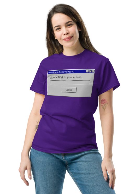 Alternative view of "Do I Give a Fuck" Unisex t-shirt