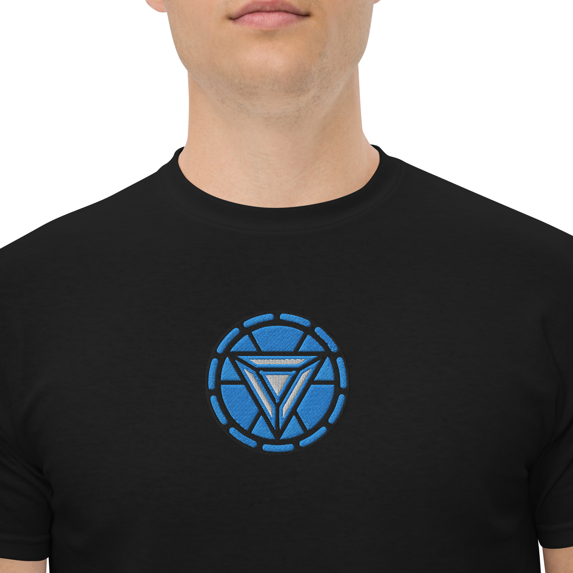 "Arc Reactor" Embroidered Unisex t-shirt - Image 4