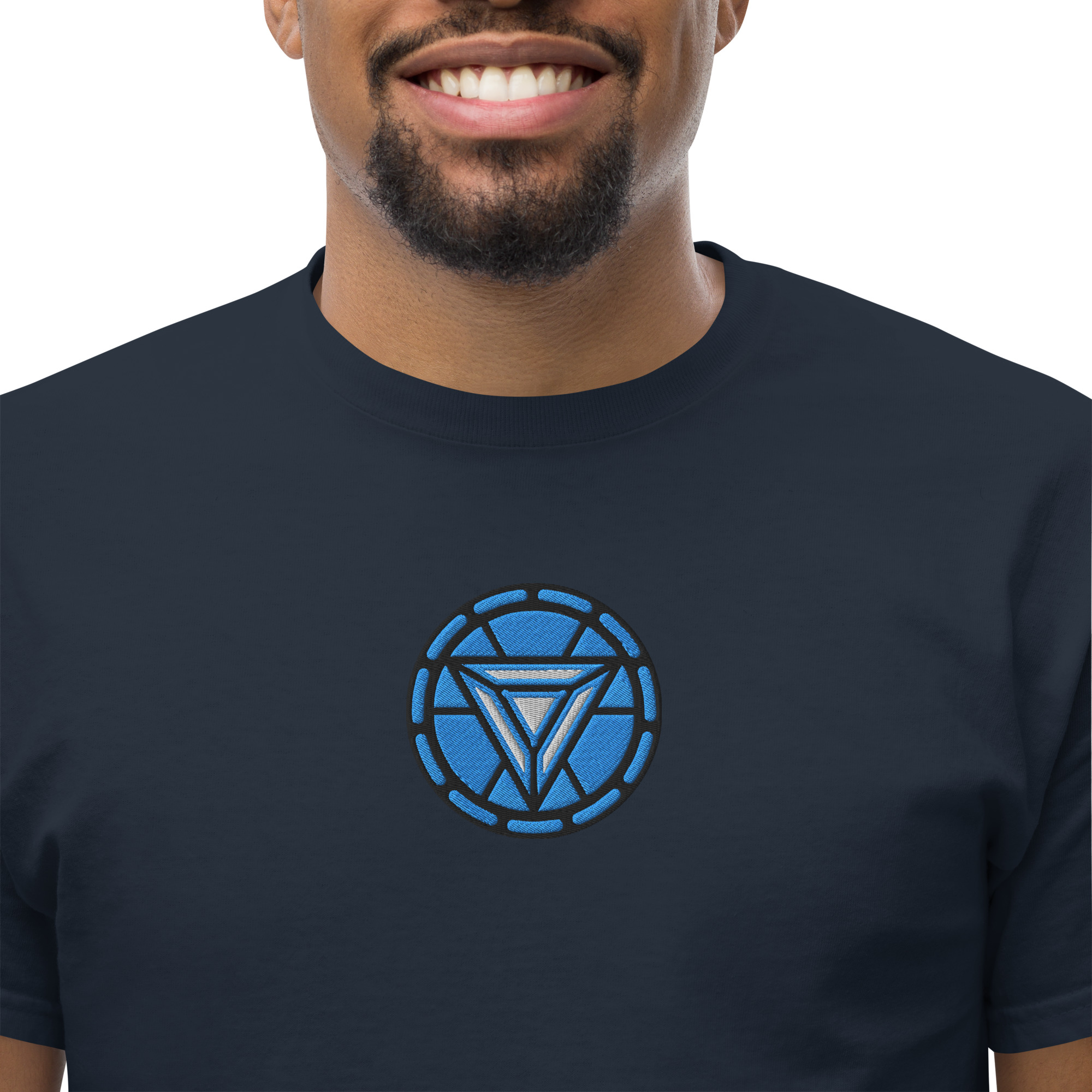 "Arc Reactor" Embroidered Unisex t-shirt - Image 3