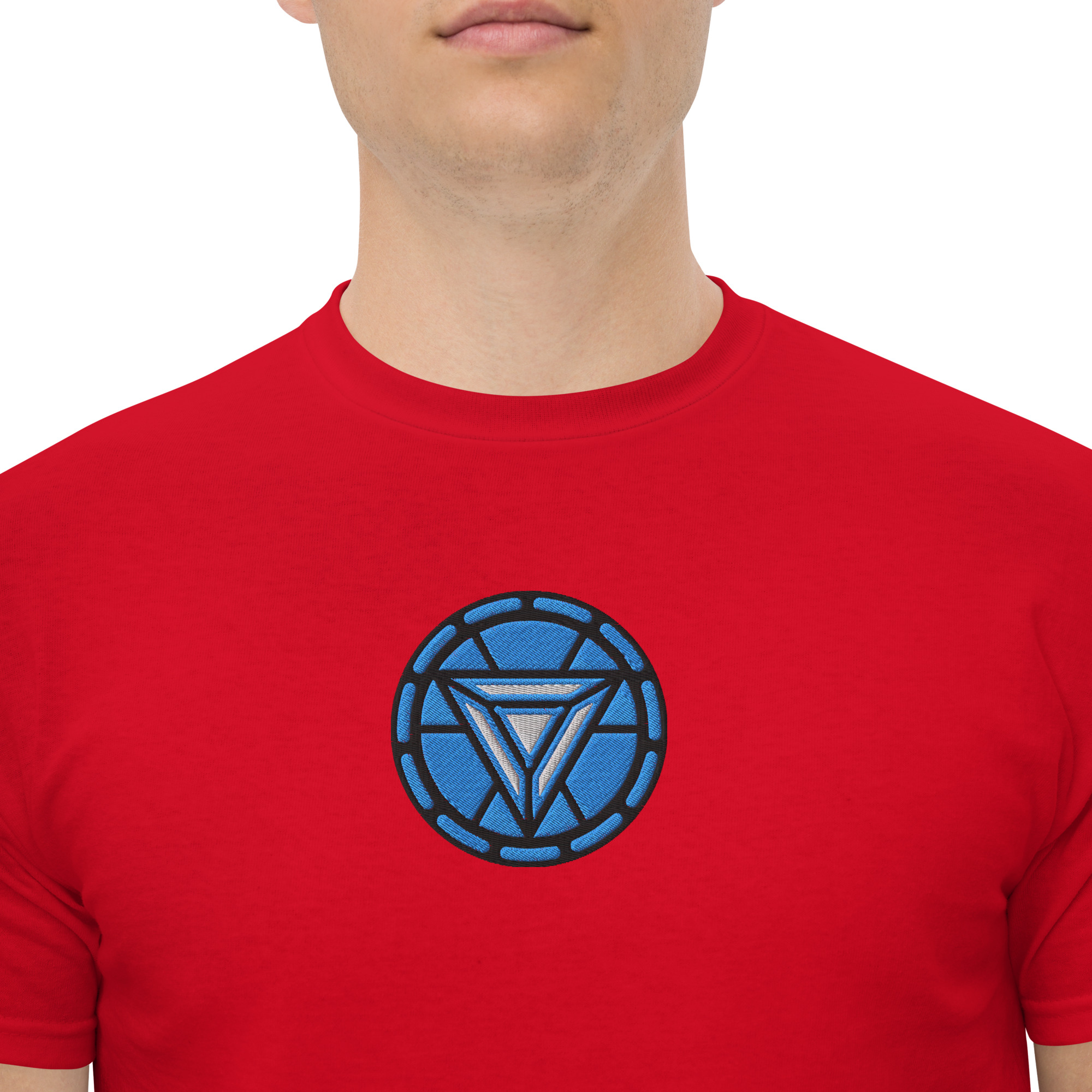 "Arc Reactor" Embroidered Unisex t-shirt - Image 2
